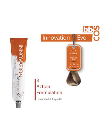 Innovation Hair Color 100 ml- 8.7